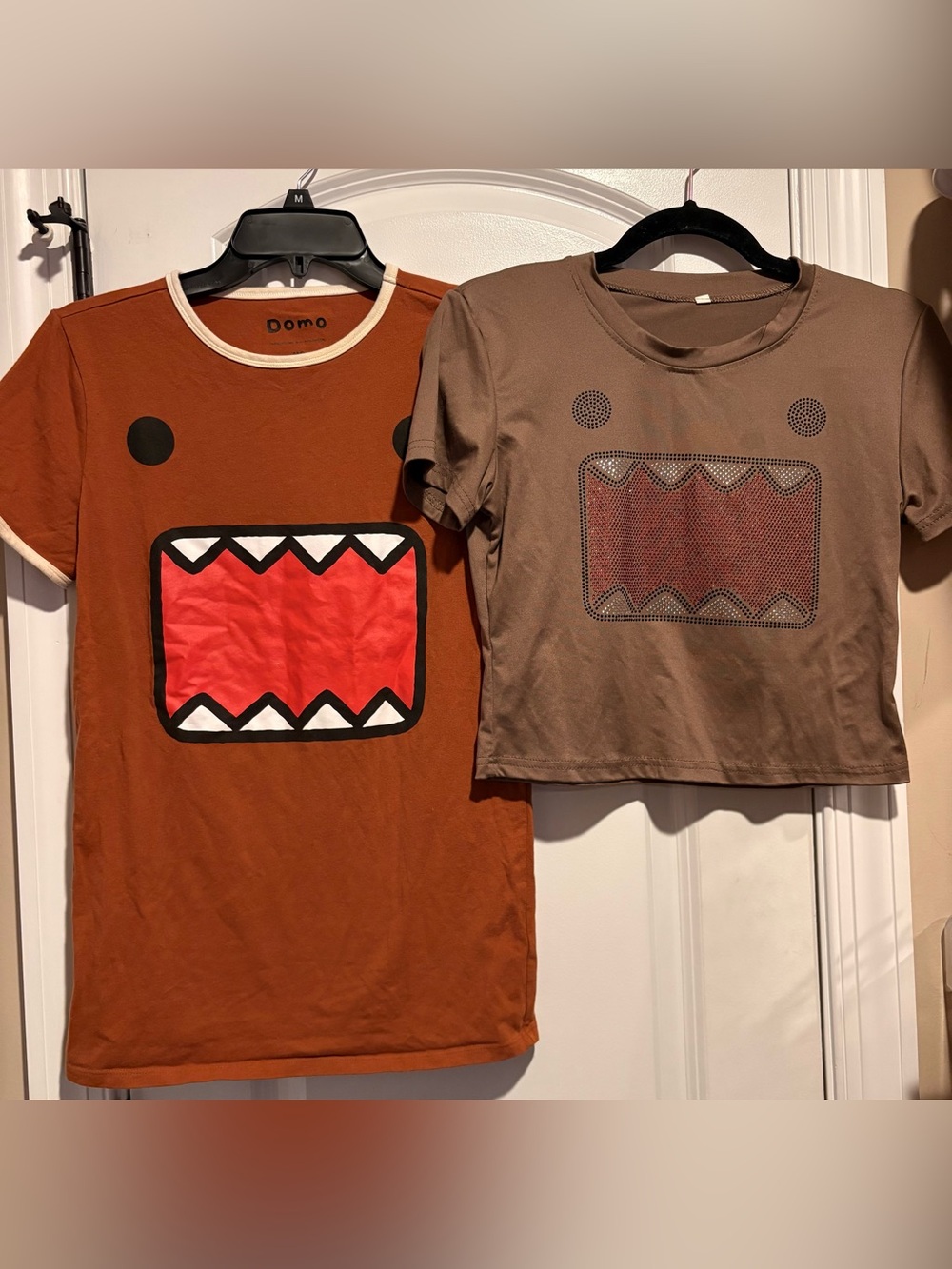 2 DOMO rhinestone TOPS